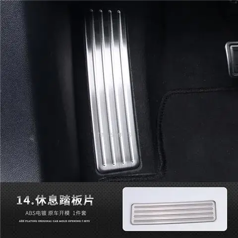 For Cadillac XT6 2020 2021 Car Door Sticker Air outlet of air conditioner Interior ABS Chrome Accessories