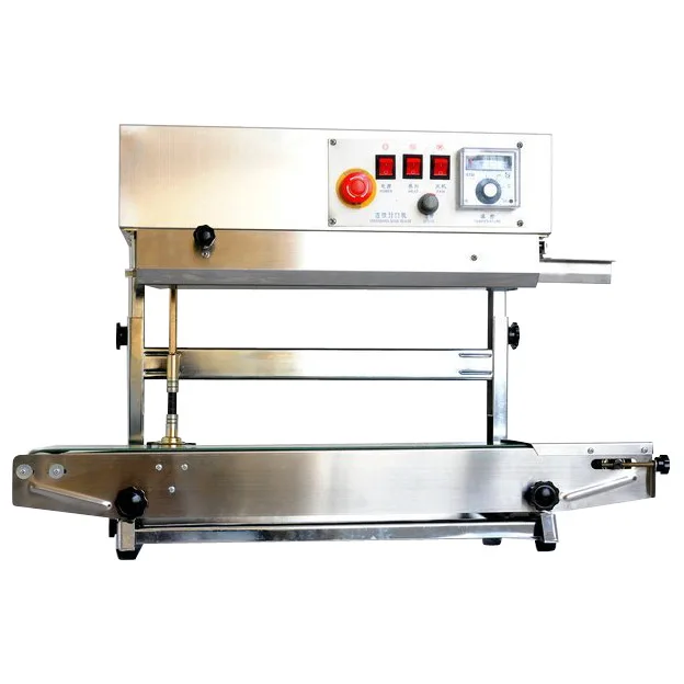 100% new FR-770 Vertical band sealer+belt+stainless steel+date printing+ FREE SHIPPING