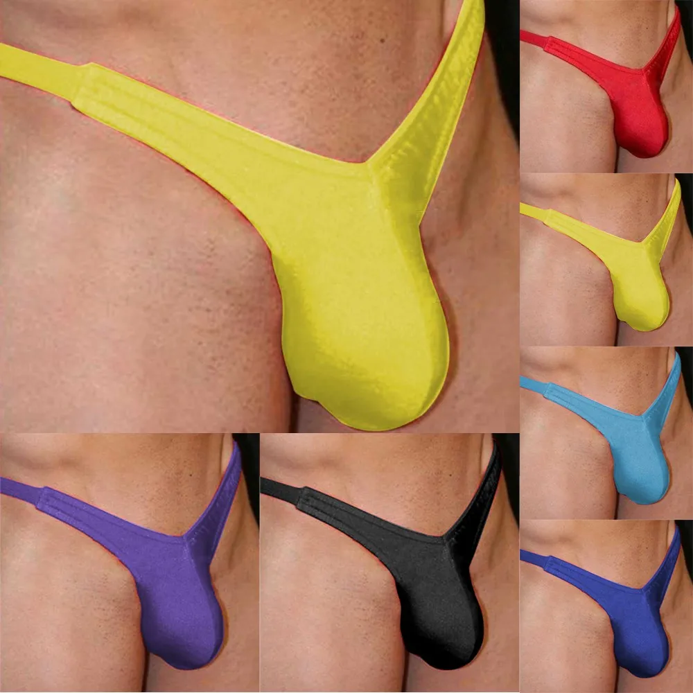 Mens Sexy Thongs Bikini Men Underwear Men T-Tack Thong G String Homme Jockstrap Men's Briefs Male Sexy U Pouch Panties