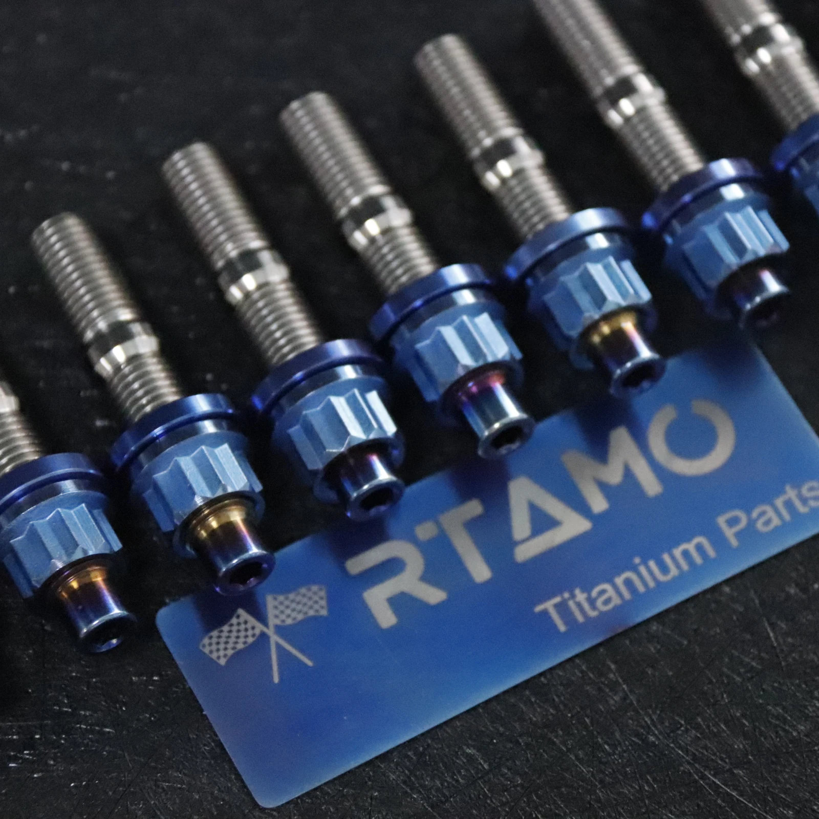 RTAMO |(12 Pieces Kit) Titanium Alloy Exhaust Manifold Stud Kit for Toyota 1JZ/2JZ