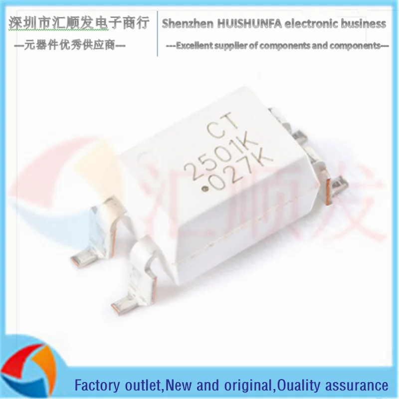 10PCS!!! Brand new original CT2501K(S)(T1)-G SOP-4 phototransistor output photocoupler chip