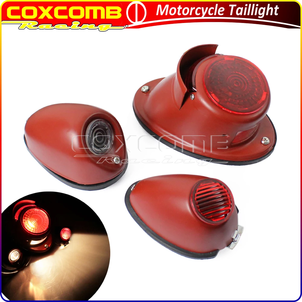 

Motorcycle Retro Brake Tail Stop Light Rear Lamp For BMW M1 M S M72 R 12 51 61 66 71 75 K750 Replika Wehrmacht BW40 Dnepr Ural