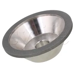 Silver Bowl-shaped Diamond Grinding Wheel Cup Grit 320 Dia 100mm Grinder Cutter