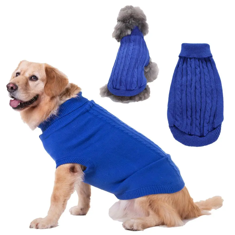 Warm Knitted Sweater for Pets, Puppy Sweater, Suitable for Small Dogs, Medium-Sized Dogs, Large Dogs, Cute, Classic Cat