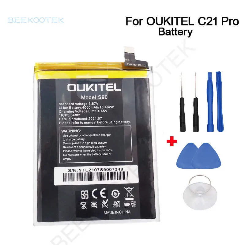 

New Original For C21 Pro Battery Moble Phone Battery Repair Replacement Accessories For OUKITEL C21 Pro Smartphone