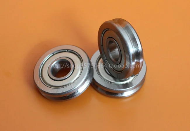 Cuscinetto guida a rulli con scanalatura a V sull'anello esterno A1001-ZZ V6000ZZ dimensioni 10 * 30 * 8mm strumenti per raddrizzare le ruote