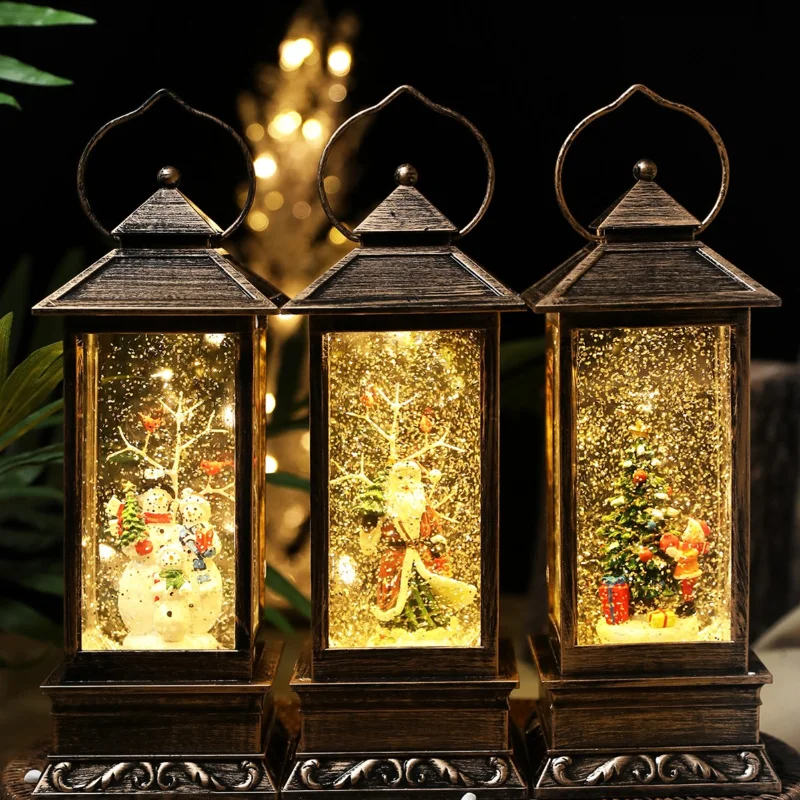 

TT Christmas Gift Crystal Ball Creative Home Living Room Decoration Decoration Storm Lantern