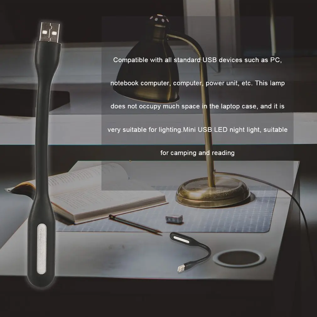 HOT USB Keyboard rlight eading light 5v LED Night Lights For Power Bank Computer Laptop Notebook Desktop Book Working Lighting