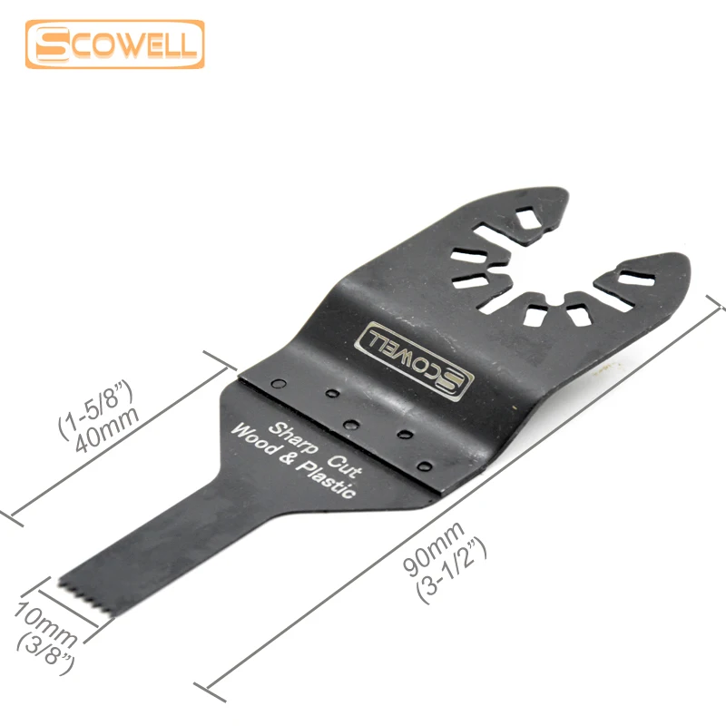 SCOWELL Plunge Oscillating Multi Tool Saw Blades for Wood Plastic Drywall Metal DIY Tools for Multimaster Power Tools