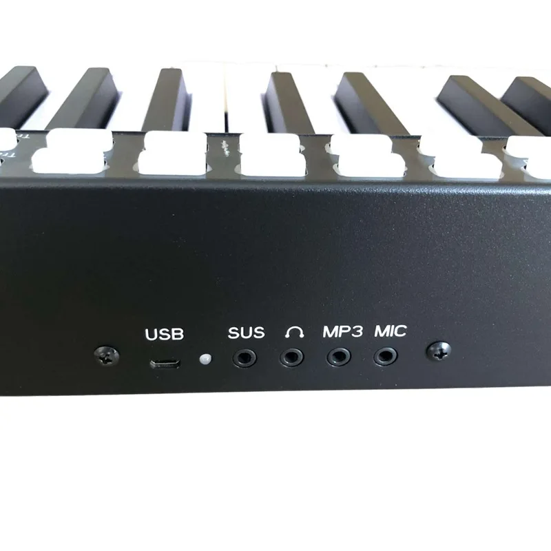 88 Keys Thickened Electronic Keyboard Professional Keyboard Bluetooth Rechargeable Portable Electric Piano