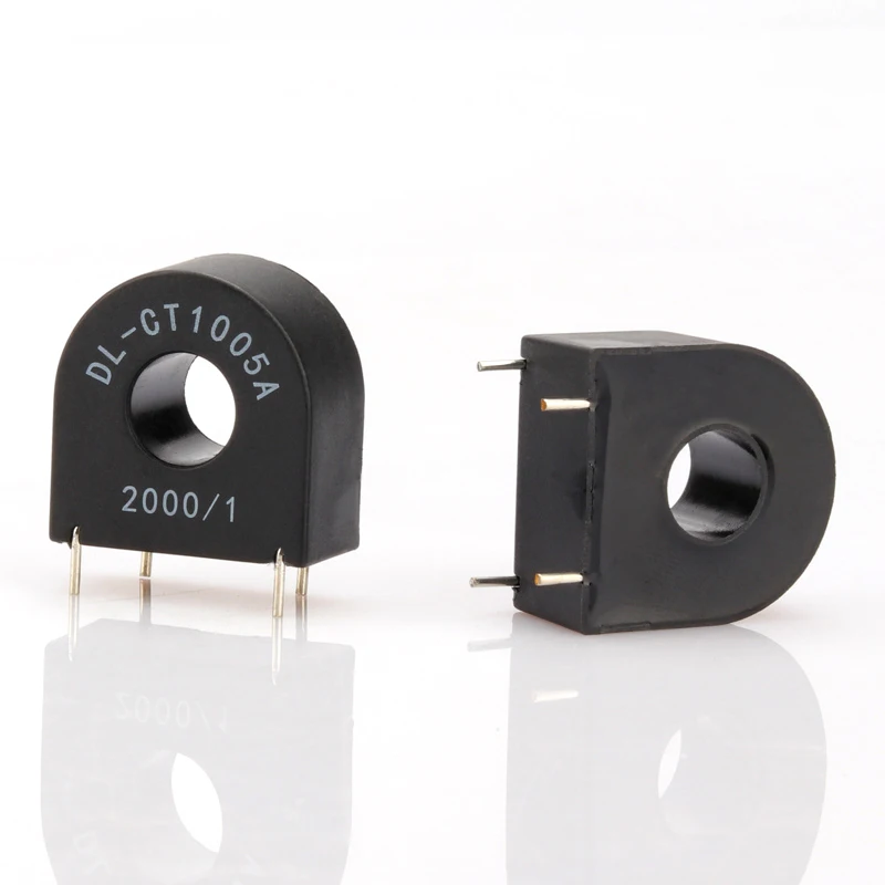 Residual Current Transformer surplus toroidal DL-CT1005A 1A/0.5mA DL-CT1010A 1A/1mA zero phase pcb mounting ct company pin Type