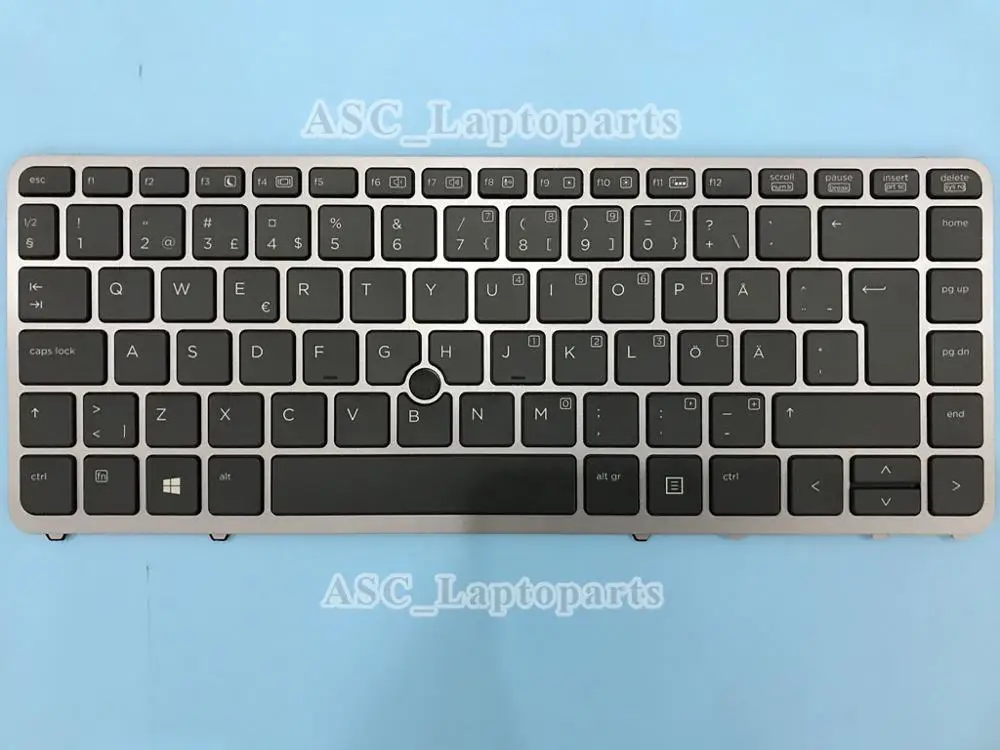 

New SD Swedish Nordic Finnish svenska Suomalainen Backlit Keyboard For HP Elitebook 840 G1 850 G1 840 G2 850 G2 740 G1 740 G2 BF