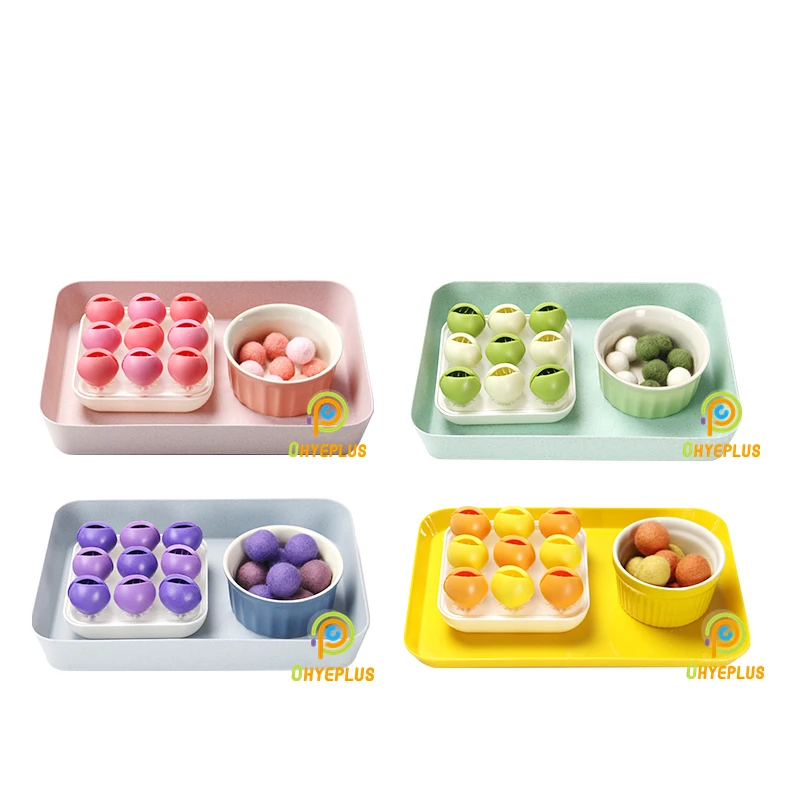 Montessori Educational Toys Ball Color Matching Game Kids Fingers Fine Motor Skill Preliminary Exercise Practicial Life Activity