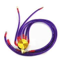 SPSLD NEW-Universal Racing Car Battery Earth Ground Grounding Wire Cable Kit System High Qualitygrounding Cable
