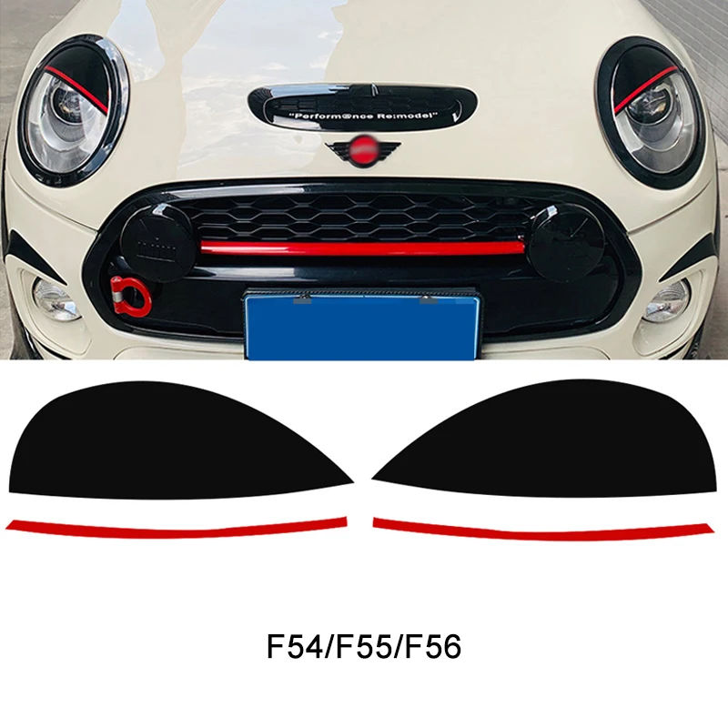 

Car Headlight Decoration Sticker Light Eyebrow Modification For MINI COOPER F54 F55 F56 F60 R55 R56 R57 Exterior Decals stickers