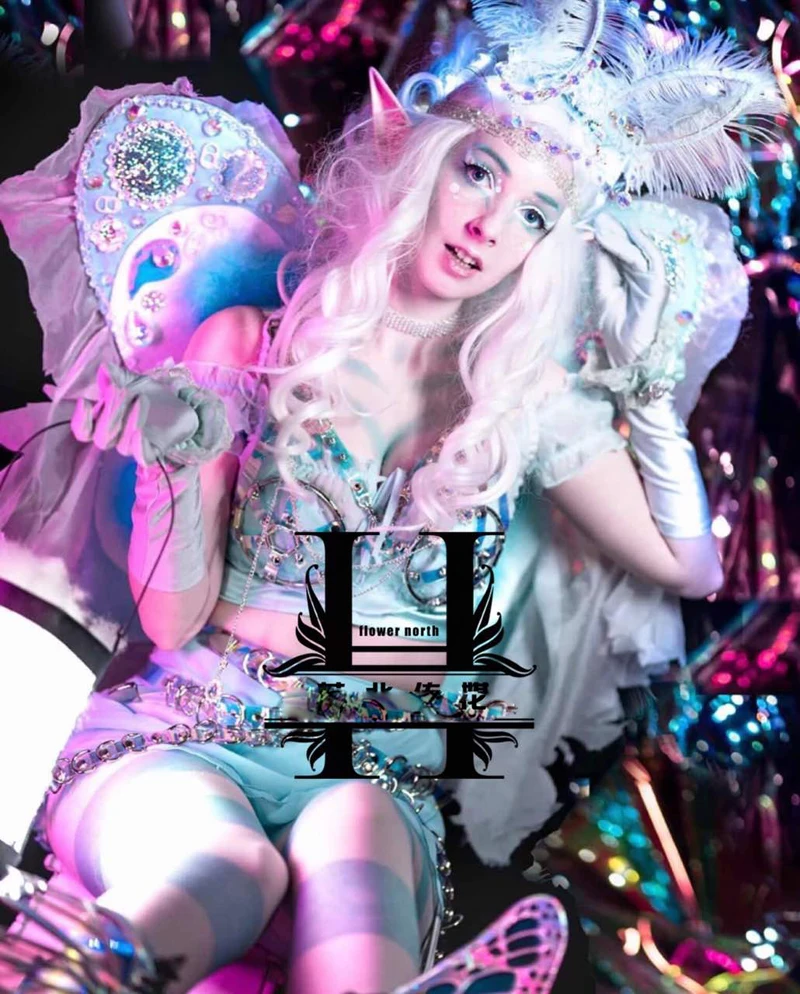 Halloween bar nightclub stage show Custom elf cosplay costumes ma caron color sweetheart girl photo studio costumes