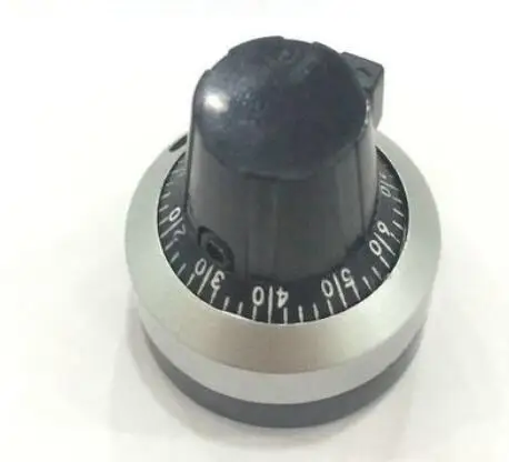 Scale 3590s precision potentiometer knob ruler with switch digital knob Shaft hole diameter 6.35 MM  4MM 6MM