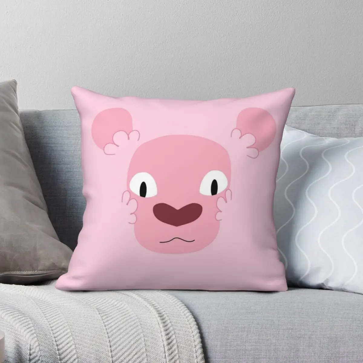 Lion Steven Universe Square Pillowcase Polyester Linen Velvet Pattern Zip Decor Room Cushion Cover