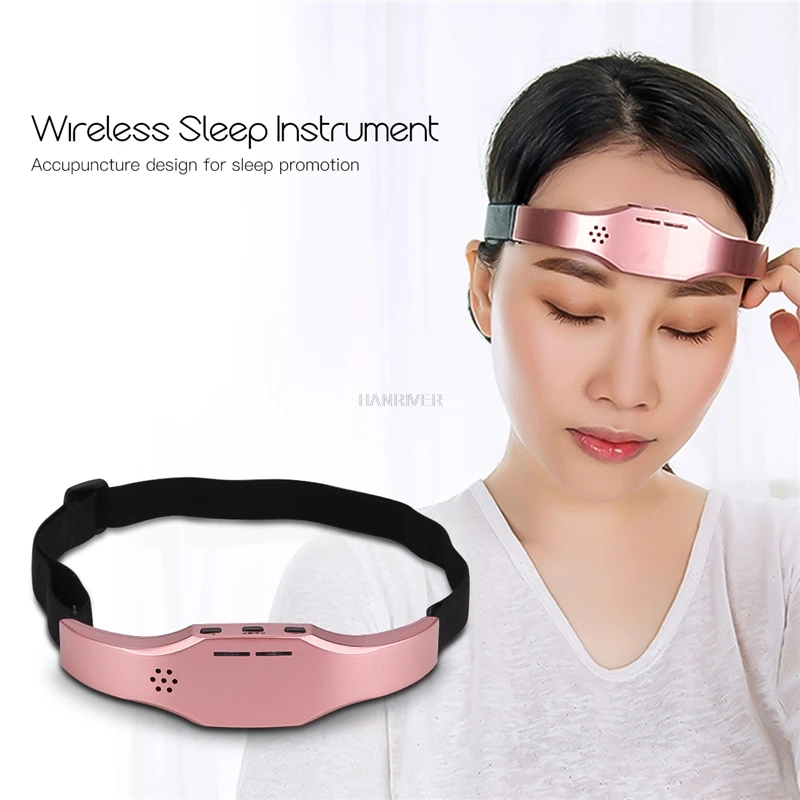 

Wireless smart head massager decompression head physiotherapy stimulation wave massage relieve stress sleep relaxation