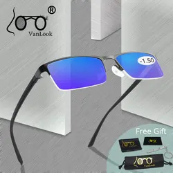 Blue Light Blocking Myopia Computer Glasses Gamer Men Grade Eyeglasses Shortsighted -1 -1.25 -1.75 -2.25 -2.75 -3.25 -3.75 -4.00