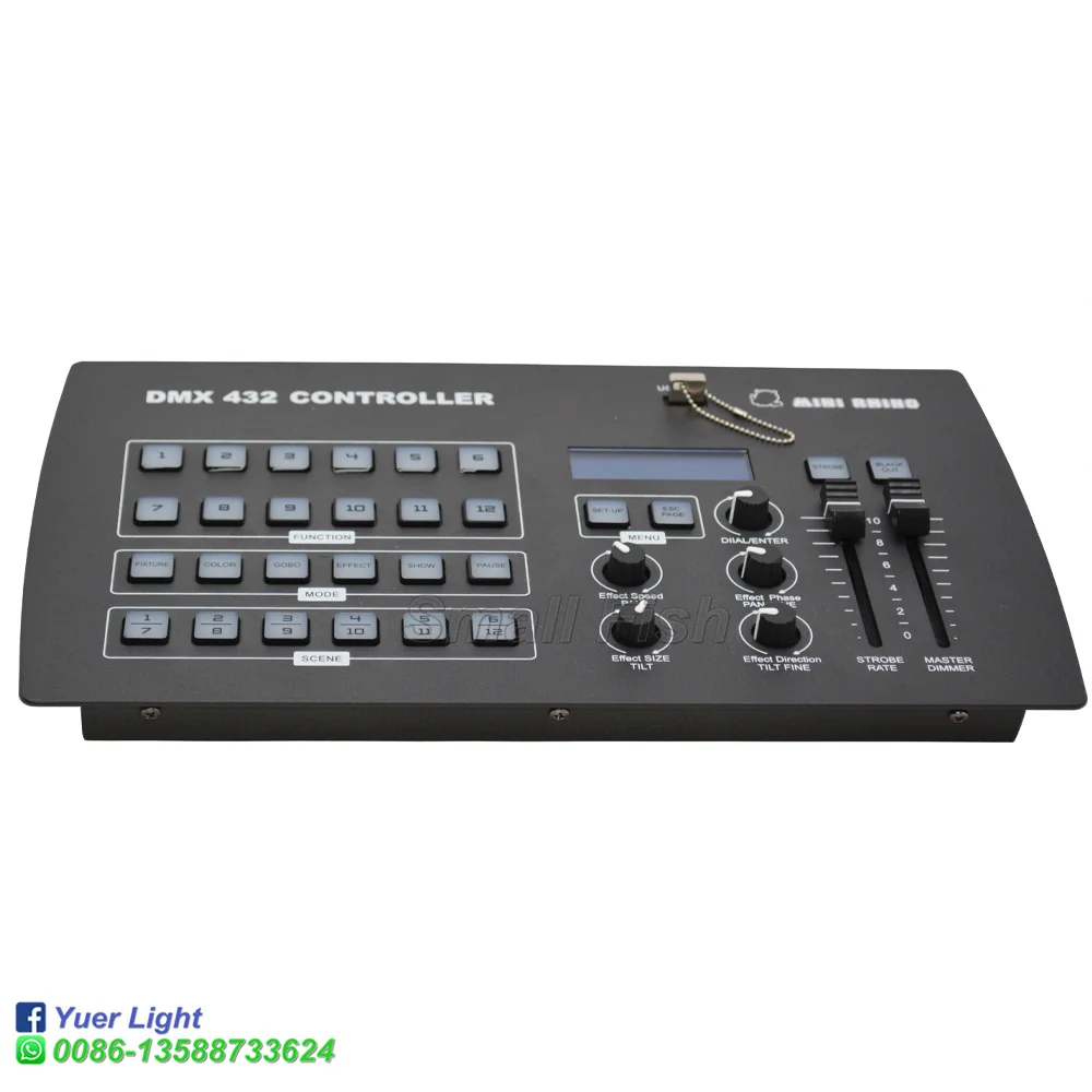Disco Light Controller 432 Channel DMX 512 Console Stage Lighting Dj Controller For LED Par Moving Head Spotlight Party Lights
