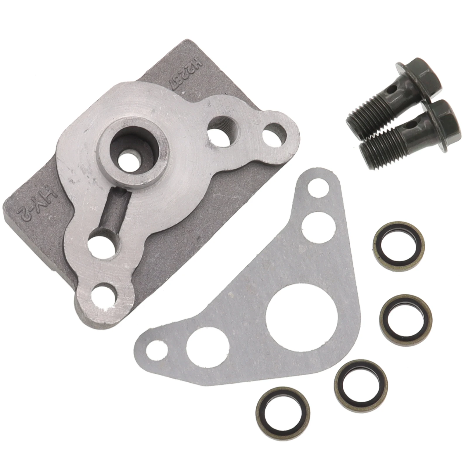 1Set Oil Cooler Horizontal Engine Adapter Cylinder Cover with Screw Gasket for 110cc 125cc 140cc Monkey Dirt Pit Bike ATV