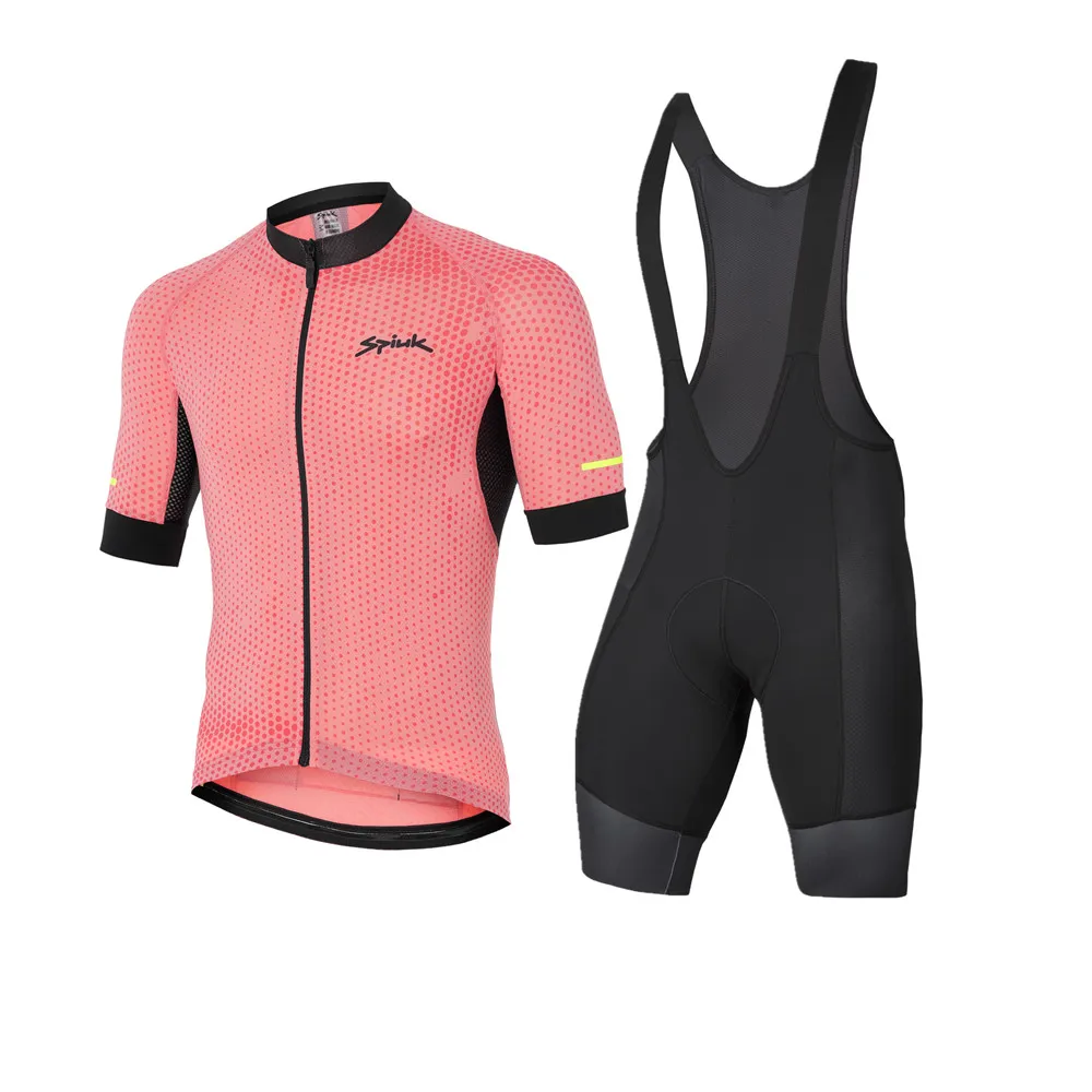 SPIUKful-Pro Team Cycling Jersey Set for Men, Bike Suit, Short Sleeve Top, Bib Shorts, Bib Shorts, Mtb Clothing, 2020