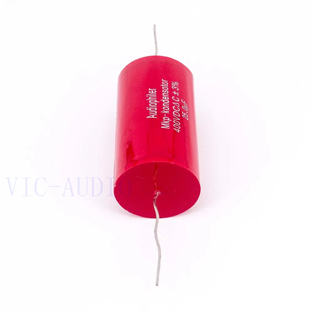 مسموع Mkp مكثف 25 فائق التوهج 400 فولت تيار مستمر 3% HIFI حمى Electrodeless مكثف الصوت مكثف اقتران تردد تقسيم 25 فائق التوهج