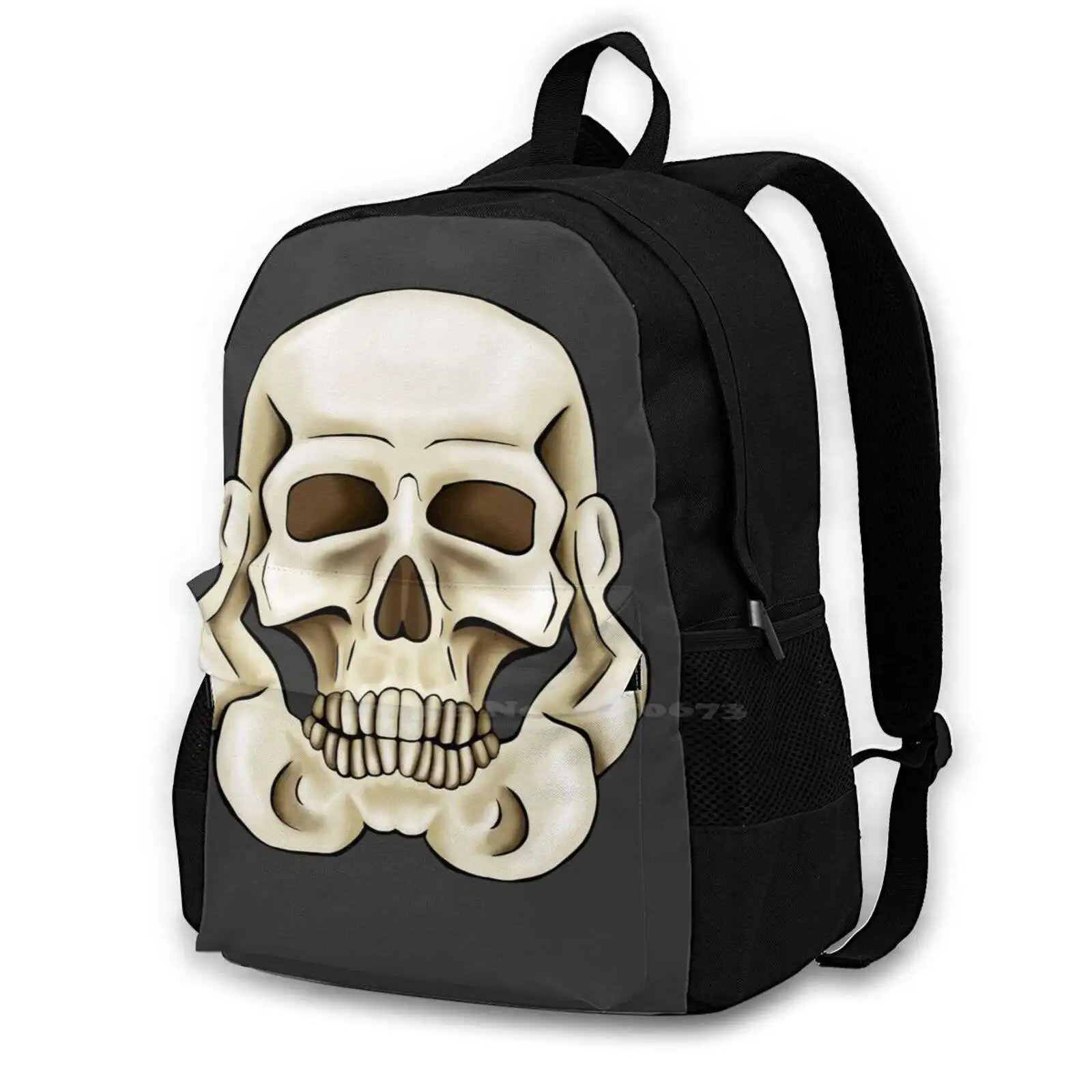 Trooper Skull School Bag Big Capacity Backpack Laptop 15 Inch Trooper Skull