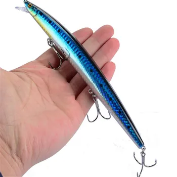 1 pz Nuovo Grande Laser Minnow Esche Da Pesca 18 cm/24g Pesca Esca Dura Crankbaits Isca Artificiais Pesca Mare Wobbler esche da nuoto