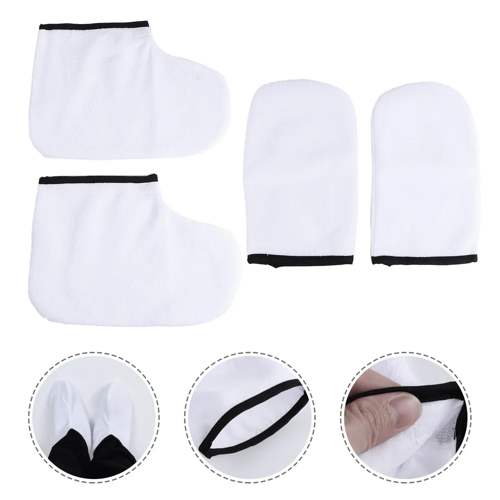 Paraffin Wax Gloves Foot Liners Bootiescover Mittens Hand Bath Hands Sock Warmer Mitt Baths Heated Hot Socks Spa