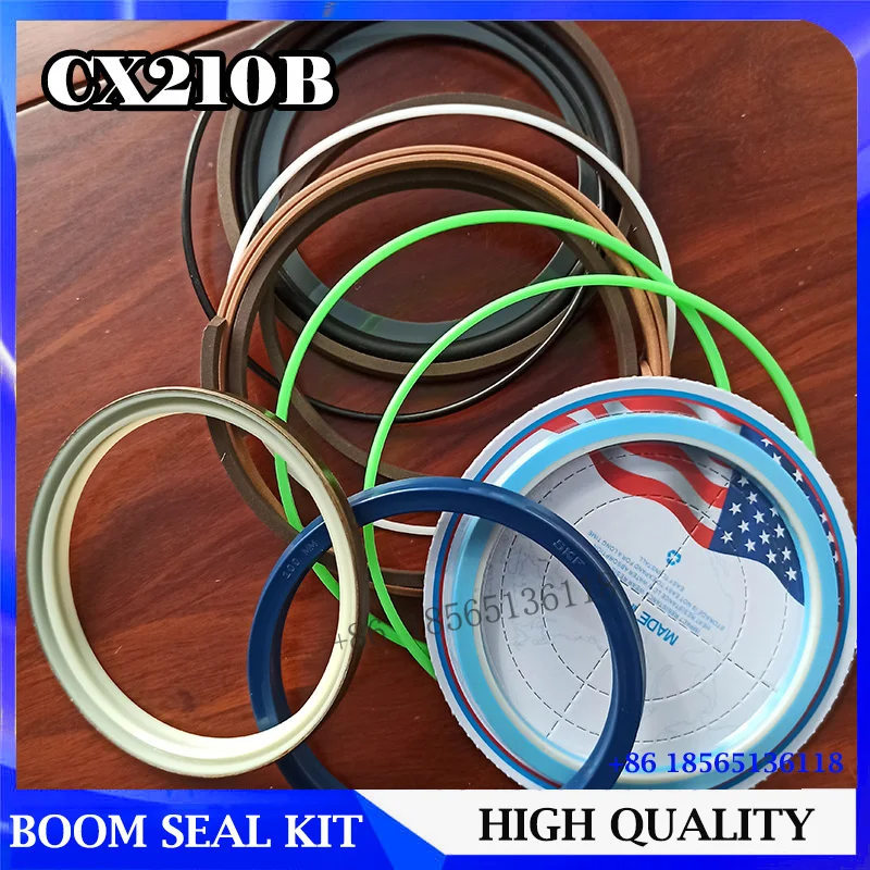 High Quality CX210B Excavator Boom Cylinder Seal Kit LZ010930 for 210B Hydraulic Repair Oil Seal