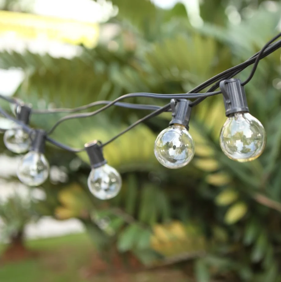 G40 Globe Party Christmas String Light garland wedding garden party tree street Patio Lights fairy Vintage Bulbs outdoor