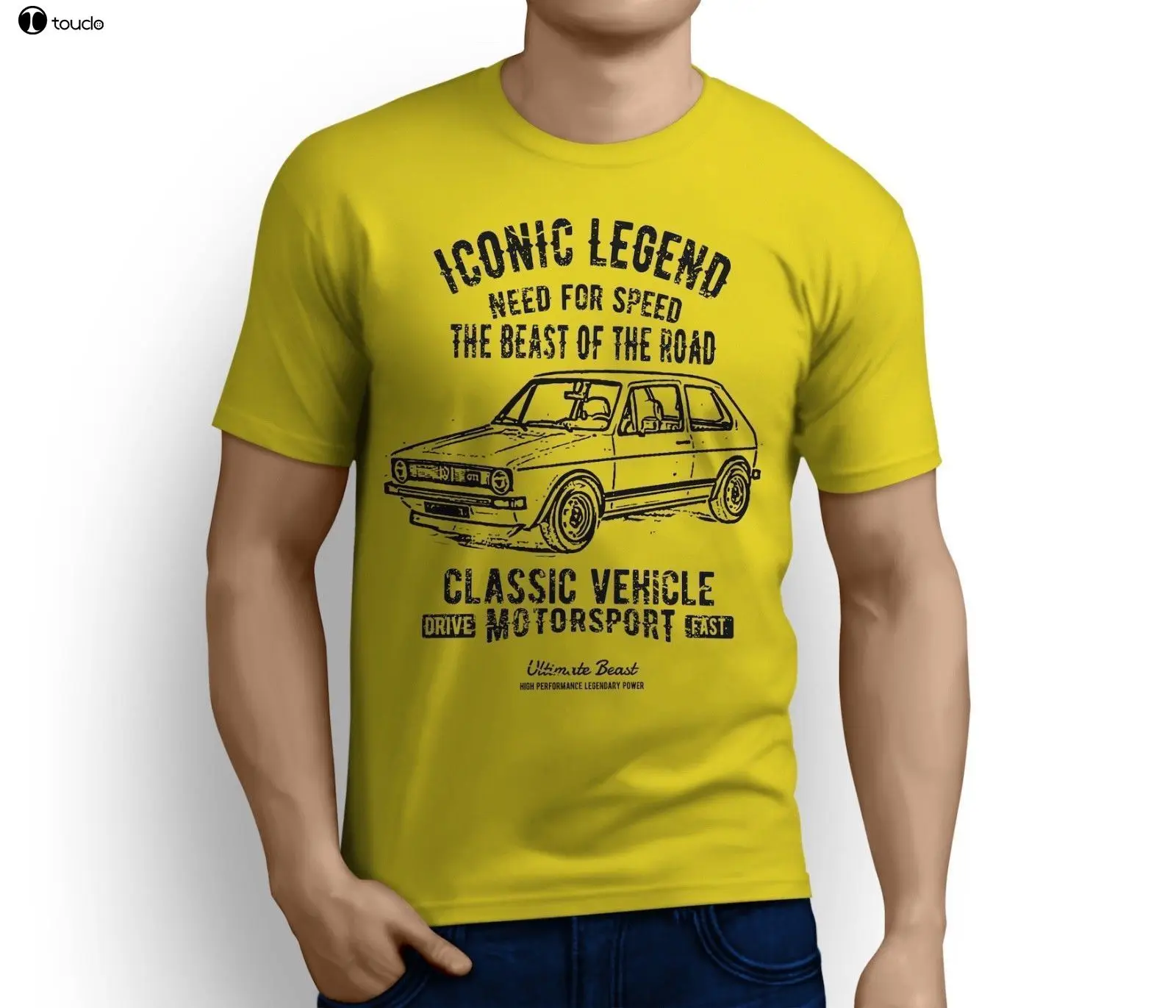 Summer New Men Cotton T-Shirt Legend  GTI MK1 Germany Car Inspired Motorsports Car Fan Art Unisex T-Shirt O-Neck Hipster Tshirts