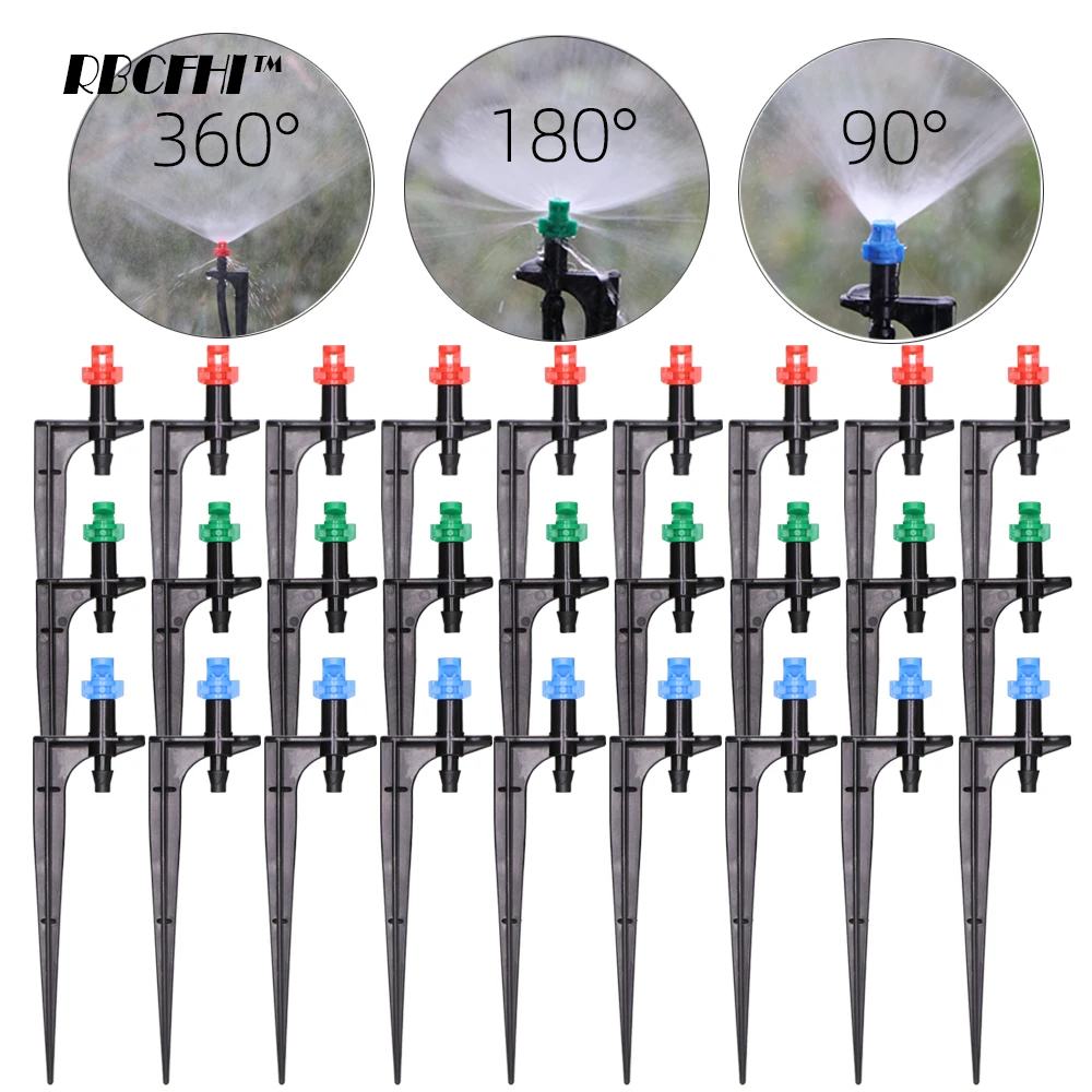 90/180/360 Degree Micro Misting Nozzle on 11cm Stake 1/4 