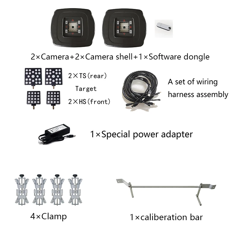 

3D camera wheel alignment parts wheel alignment camera assembly software dongle Model SRD-HTcc