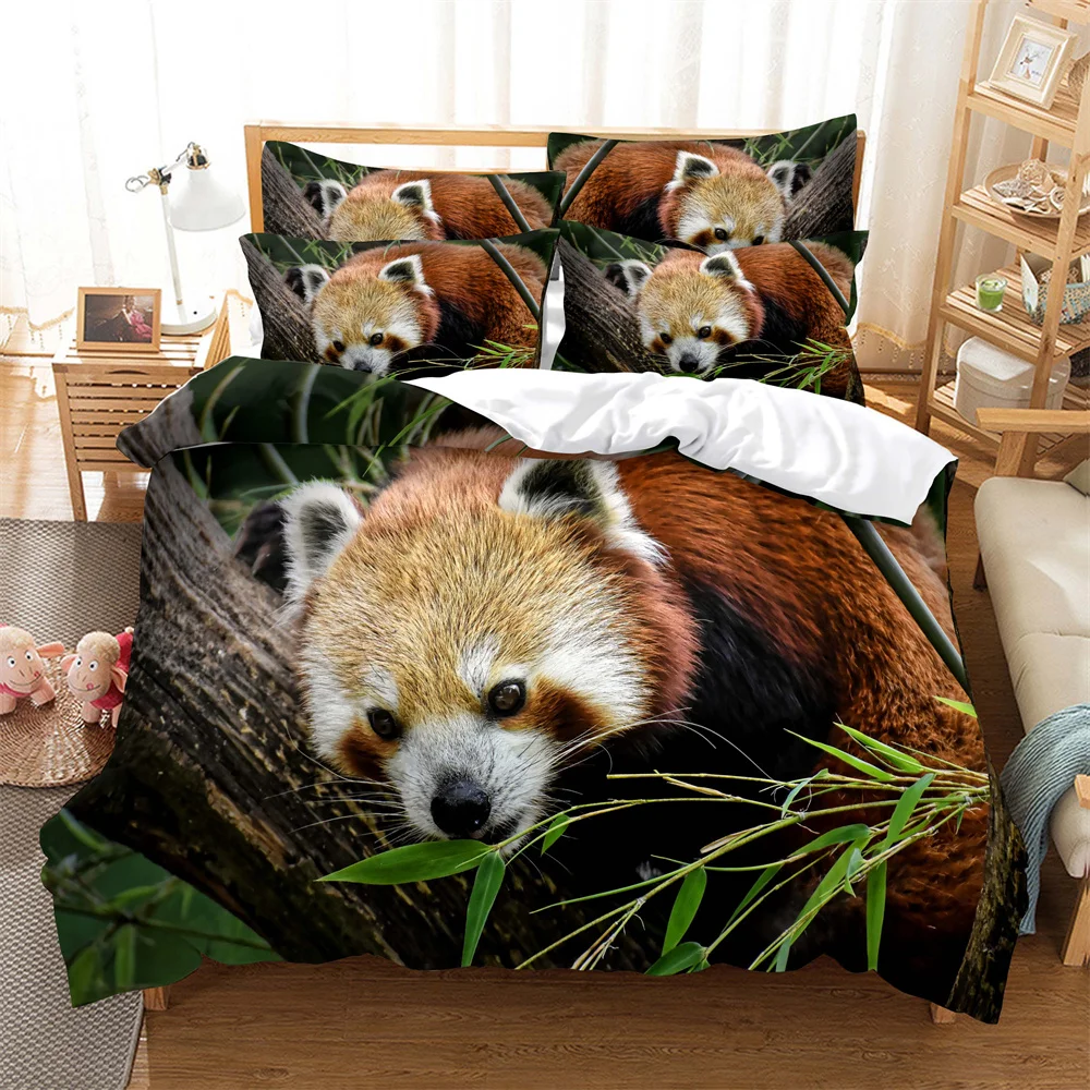 Animals Fashion Bedding Set 2/3pcs 3D Digital  Printing Duvet Cover Sets 1 Quilt Cover + 1/2 Pillowcases US/EU/AU Size