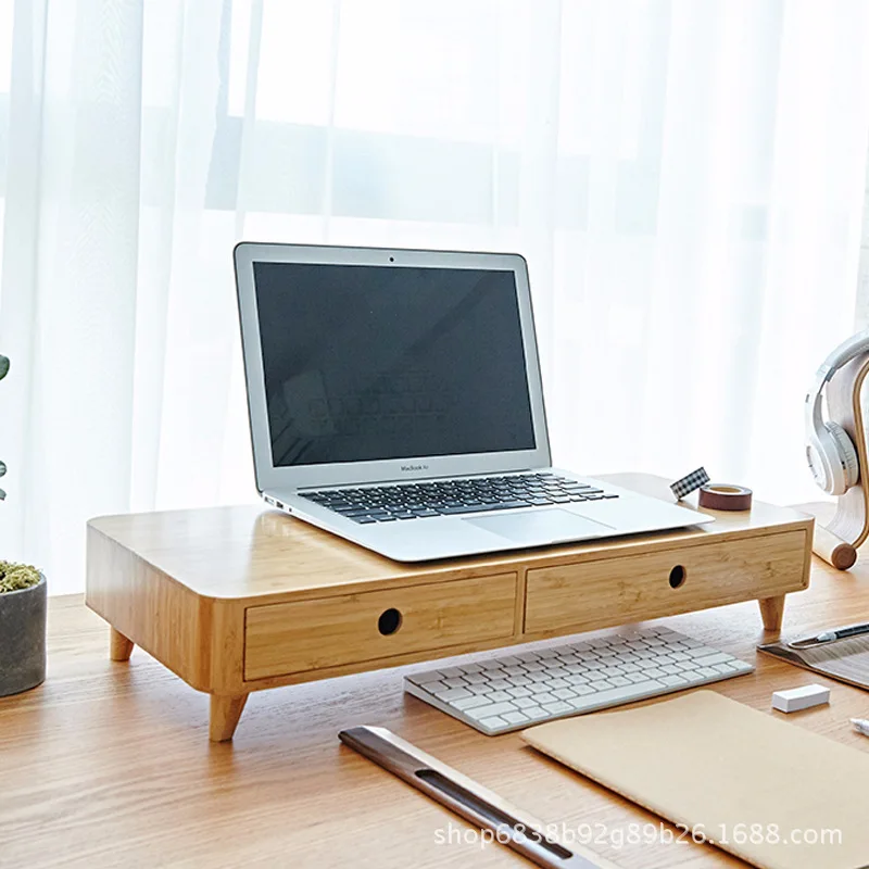 Nanzhu storage cabinet computer monitor increased rack desktop storage