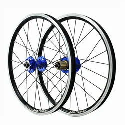 20 Inch 406 6 Nails Disc Brake 11 12 Speed 6 Claws Mountain Bike Aluminum Alloy Wheel Set RimS C V Brake Cassette Wheels