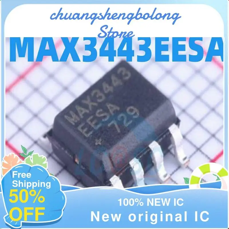 

5PCS RS-485/RS-422/ MAX3443EESA New original IC