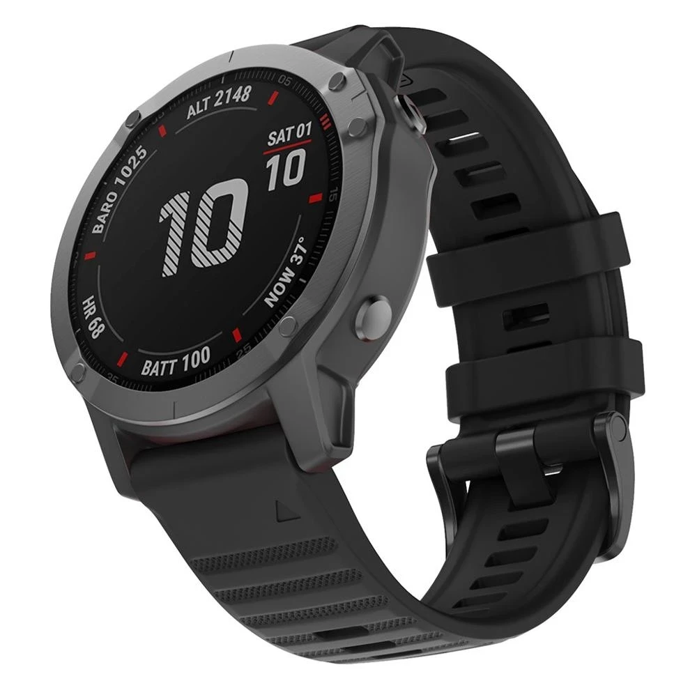 Correas de silicona para Garmin Fenix 5S, 5, 5X Plus, 6S, 6, 6X Pro, 3, 3HR, D2, 20, 22 y 26mm