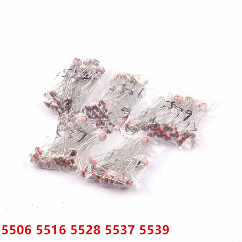 Светочувствительный датчик переключения пакет сопротивления 5506 5516 5528 5537 5 видов, по 10 для каждого