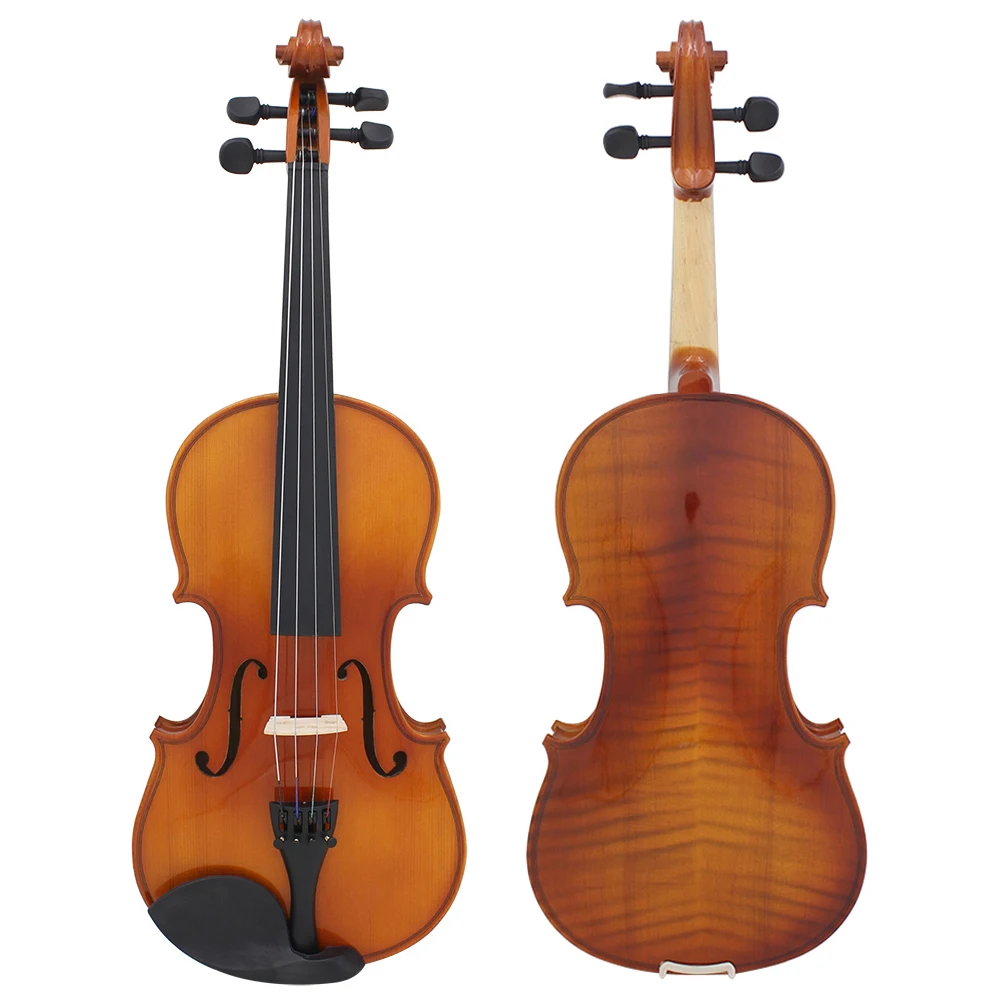 Astonvilla 4/4 Acoustic Violin Full Size Fiddle Spruce Panel Solid Wood Fiddle Stringed Instrument With Case Bow Accessoires