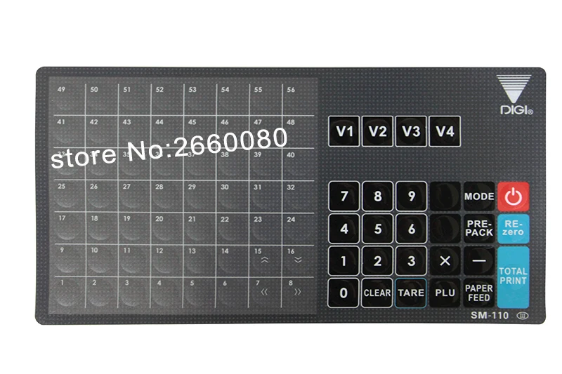 Imagem -03 - Conjuntos Digi Sm100 Sm110 Teclado Teclado Sobreposição e Sm100 Circuitos para Digi Sm100 Pcs Mais Escala Eletrônica Versão em Inglês 10