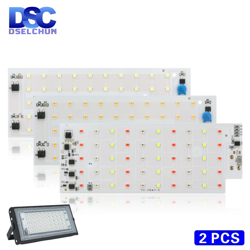 

DSELCHUN LED лампа чип SMD 2835 50 Вт 220 В