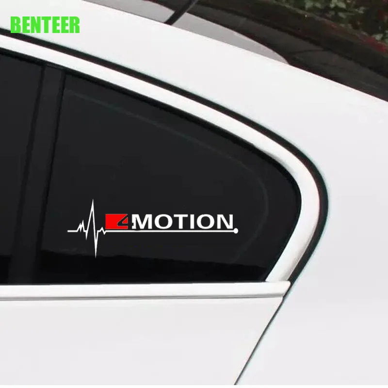 2Pcs 4Motion Car Windows Sticker For Volkswagen GolfR Touareg TAYRGN TERAMONT Multivan Caravelle Passat R36 B8