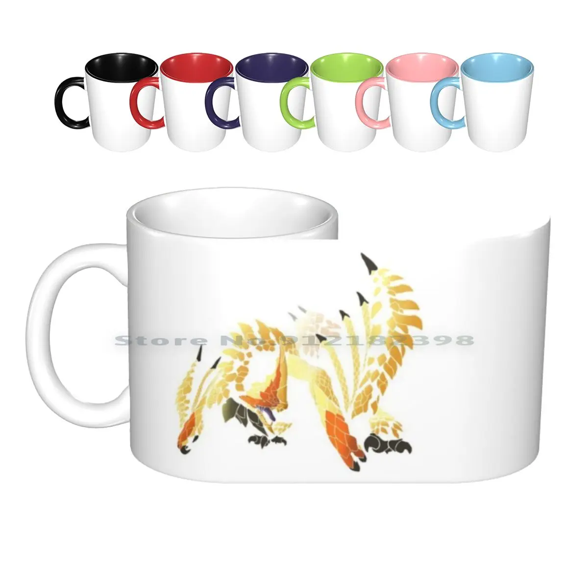 Seregios ( Monster Hunter 4 ) Ceramic Mugs Coffee Cups Milk Tea Mug Seregios Steve Monster Hunter Monster Hunter 4 Monster