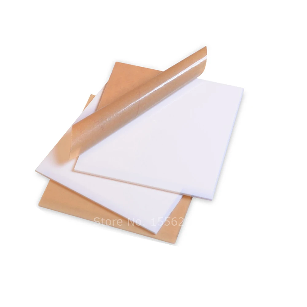 Glossy Pure White Plexiglass Plastic Sheet Acrylic Square Board DIY Panel For Handcraft Signage