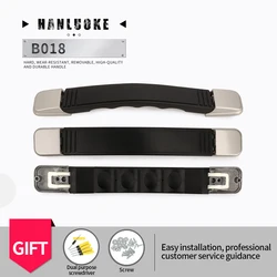 HANLUOKE B018  Luggage Accessories Handle Luggage Retractable Handle Universal Luggage Accessories Handle Metal Seat