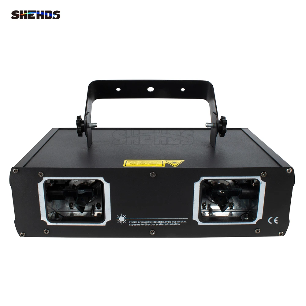 Shehds โคมไฟ2หัว RGB หลุมคู่แสงผล DMX512แสงสำหรับดีเจปาร์ตี้ดิสโก้ไนท์คลับคาราโอเกะและเต้นรำ